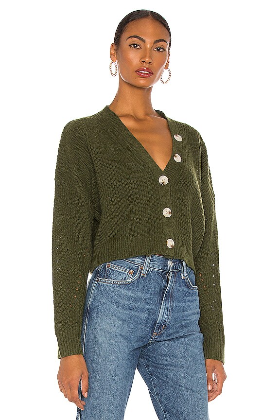 view 2 of 4 Scarlett Cardigan in Olive