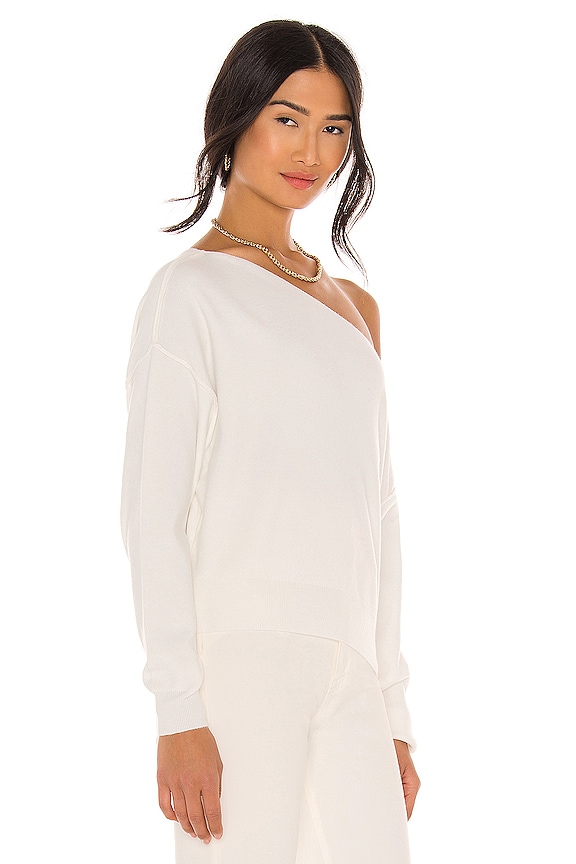 view 2 of 4 Favorite Off Shoulder Sweater in White