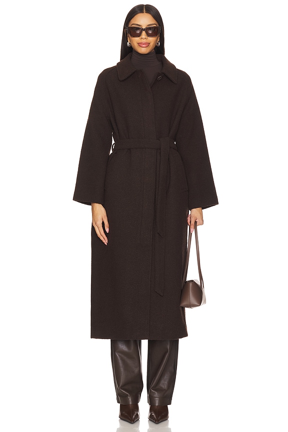 view 2 of 4 ПАЛЬТО ROBYN in Chocolate