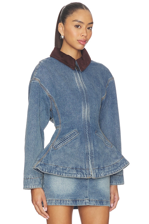 view 2 of 4 Mottle Jacket in Denim Blue