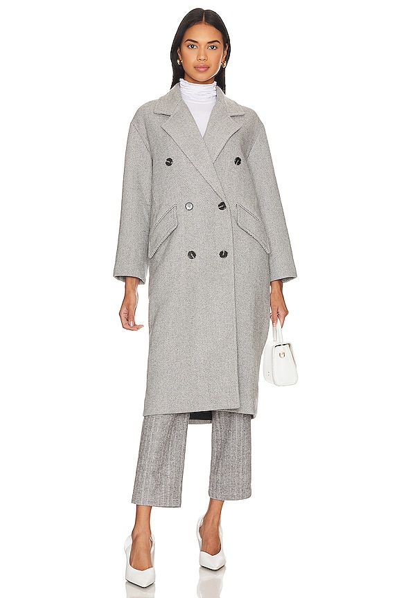 view 2 of 4 Paola Coat in Heather Grey