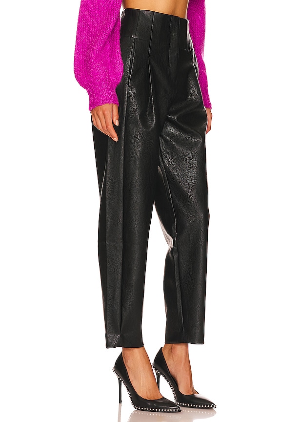 view 2 of 4 Noa Faux Leather Pants in Black