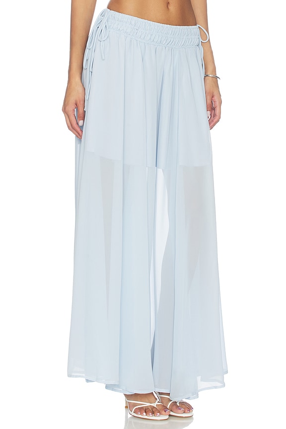 view 2 of 6 Amorette Skirt in Powder Blue
