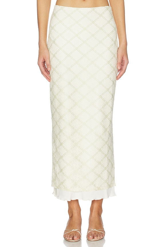 view 1 of 6 JUPE NORELLE in Cream & Green