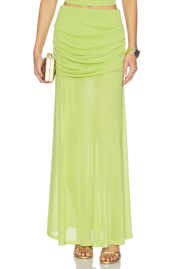 view 1 of 6 Divya Skirt in Kiwi
