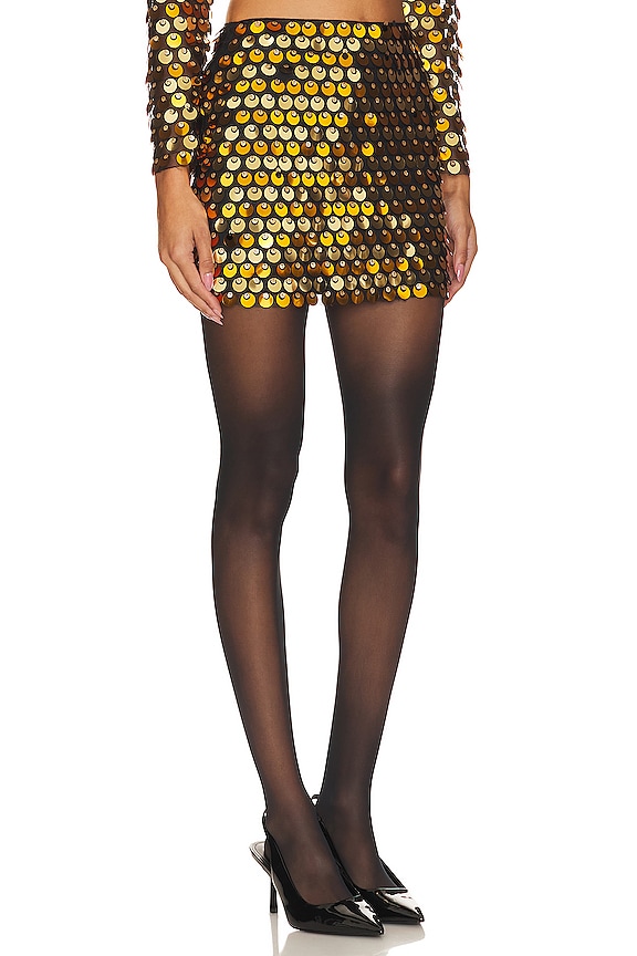 view 2 of 5 Mina Skirt in Gold