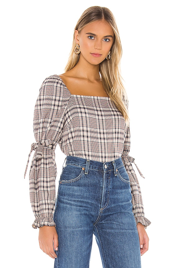 view 2 of 4 Quinn Tie Up Top in Multi