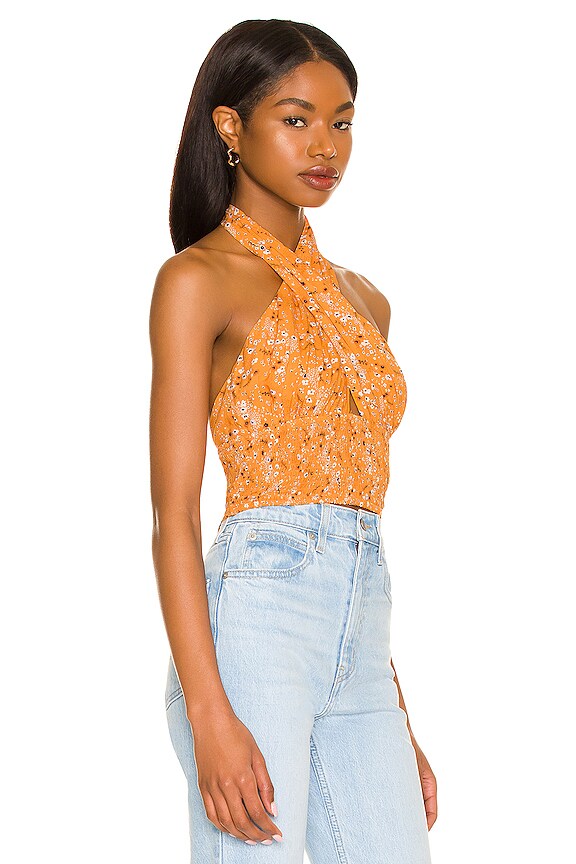 view 2 of 4 ТОП ХОЛТЕР CHRISTY in Orange Multi