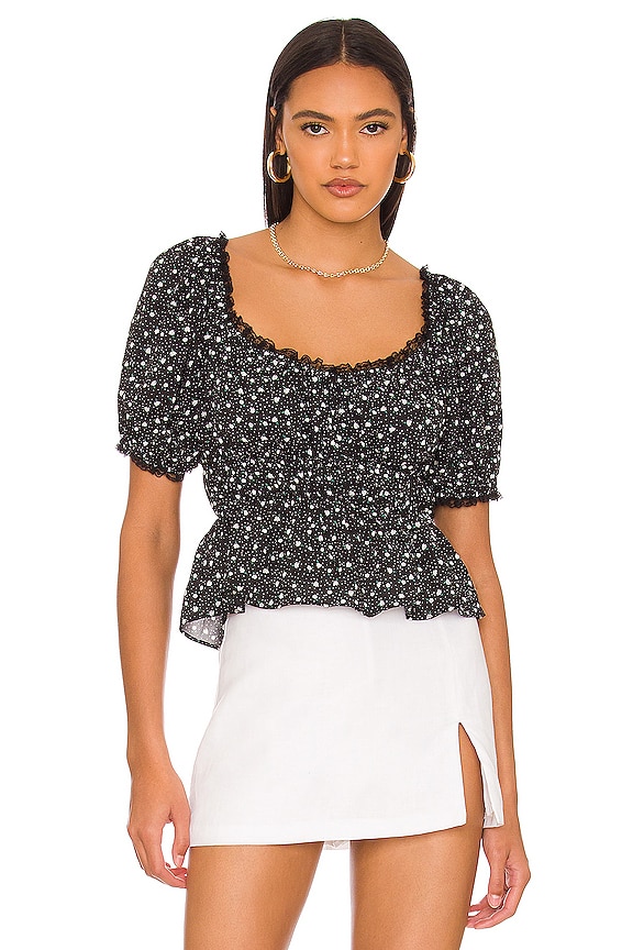 view 1 of 4 Leah Top in Black