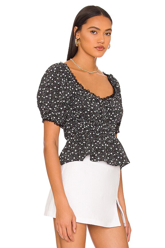 view 2 of 4 Leah Top in Black