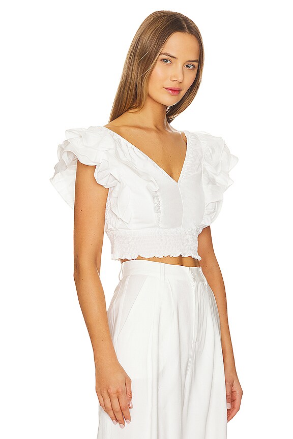 view 2 of 4 Hailey Top in White