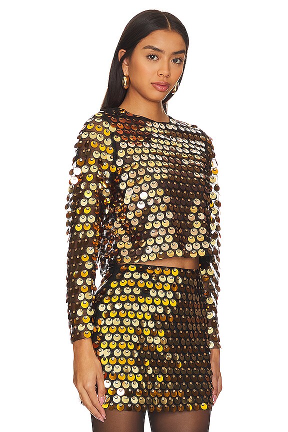 view 2 of 5 Mina Top in Gold