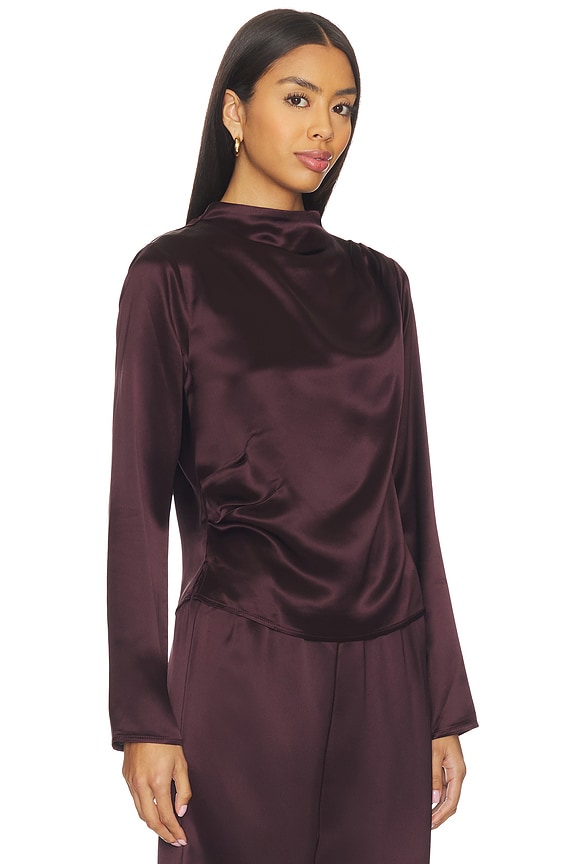 view 2 of 4 x REVOLVE Petrea Long Sleeve Top in Aubergine