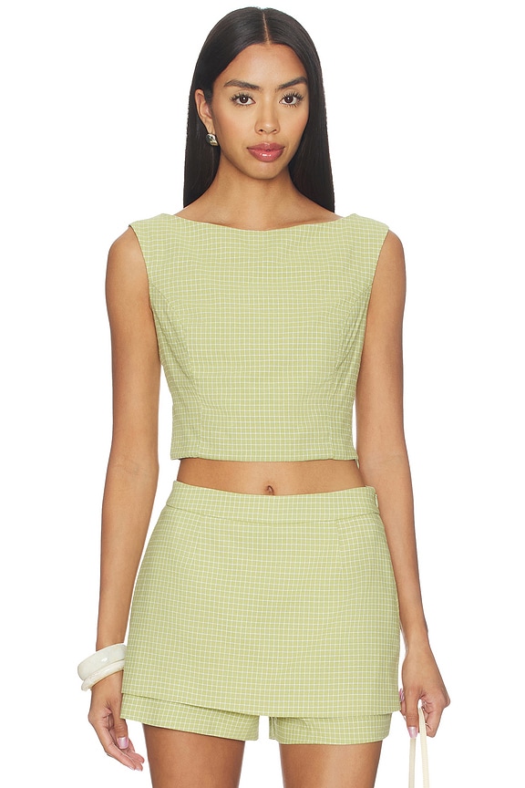 view 1 of 5 Shea Top in Green