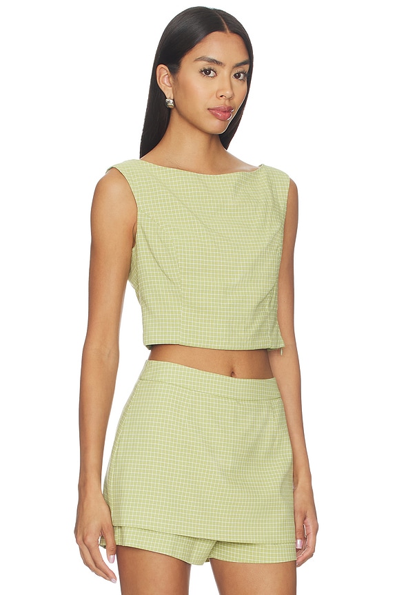 view 2 of 5 Shea Top in Green