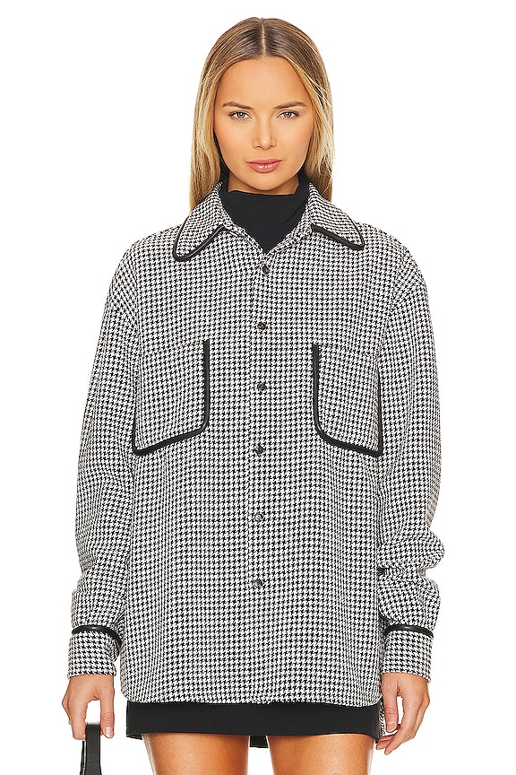 view 2 of 6 CAMISA DE PATA DE GALLO in Black