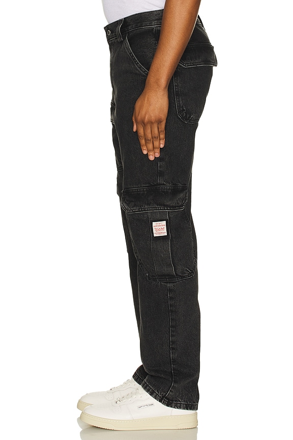view 2 of 7 Stay Loose Cargo Pant in Darkly Wash