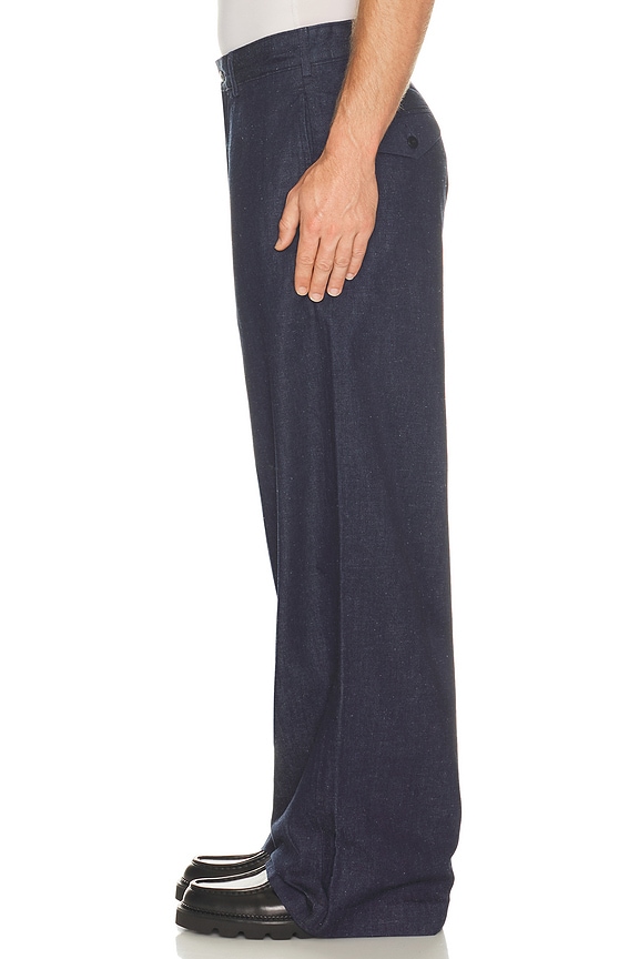 view 2 of 5 Blue Tab Wide Leg Flyer Jeans in Magic Rinse in Bt Magic Rinse