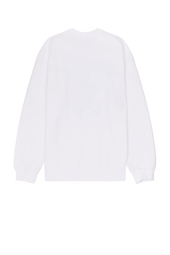 view 2 of 4 СВИТШОТ С КРУГЛЫМ ВЫРЕЗОМ RELAXED GRAPHIC in Athletic Crest White