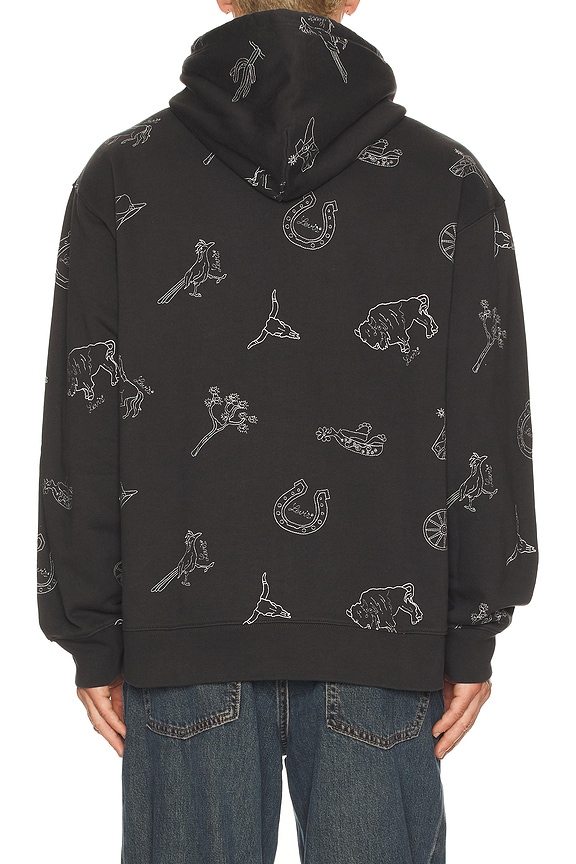 view 2 of 5 SWEAT À CAPUCHE in Western Aop Phantom