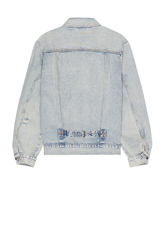 view 2 of 3 CHAQUETA in Light Indigo Worn In