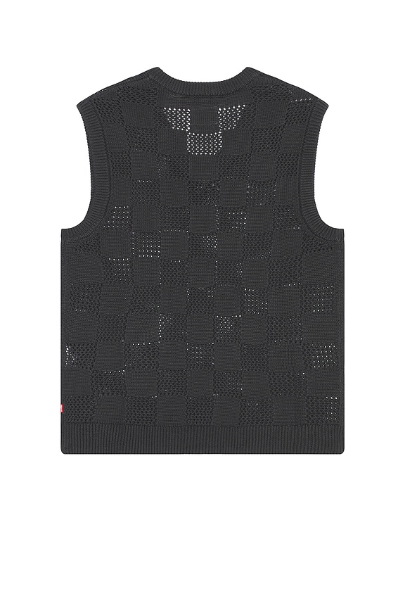 view 2 of 4 Skyline Sweater Vest in Checkers Dark Phantom