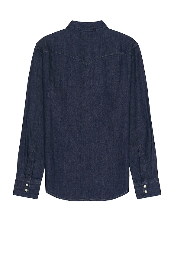 view 2 of 3 CAMISA in Red Cast Rinse Marbled