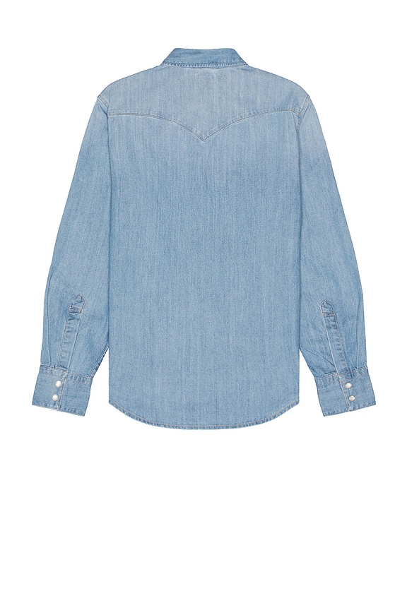 view 2 of 3 РУБАШКА in Indigo Stonewash