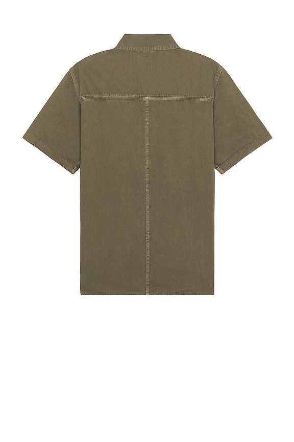 view 2 of 3 Otter Auburn Worker Shirt in Natural Garment Dye