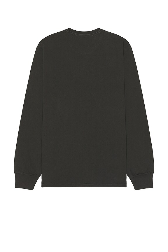 view 2 of 3 Relaxed Long Sleeve Graphic Tee in Pirate Black