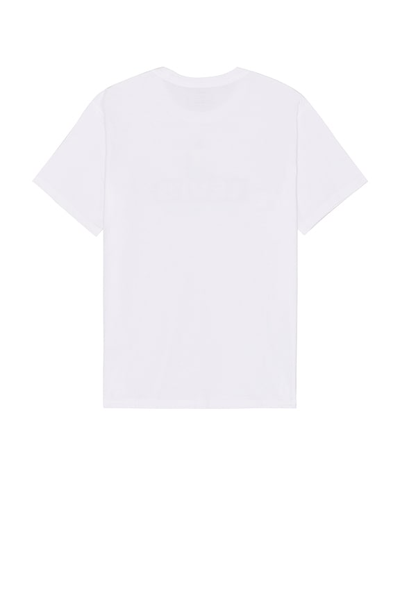 view 2 of 3 Short Sleeve Relaxed Fit Tee in Cowboy Boxtab White