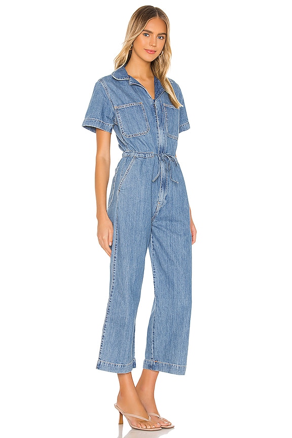 view 2 of 4 Wide Leg Jumpsuit in Denim