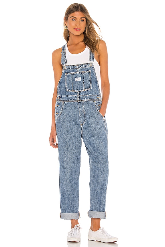 view 1 of 3 Vintage Overall in Dead Stone