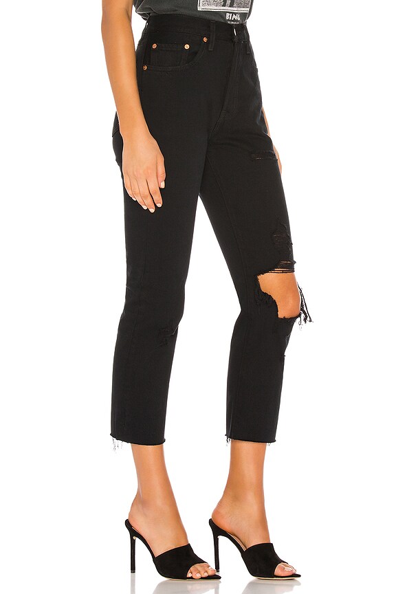 view 2 of 4 RECORTADO RECTO 501 CROP in Black Clouds