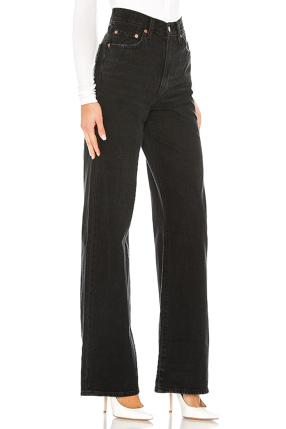 view 2 of 4 Ribcage Wide Leg in Black Rose