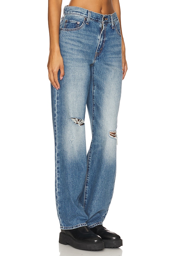 view 2 of 6 Baggy Dad Straight Jeans in She Said Why