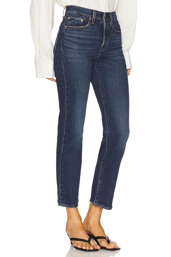 view 2 of 6 Wedgie Straight Jeans in Indifferent Indigo