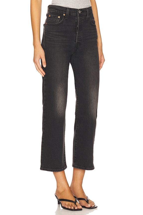 view 2 of 6 Ribcage Straight Ankle Jeans in Loom About