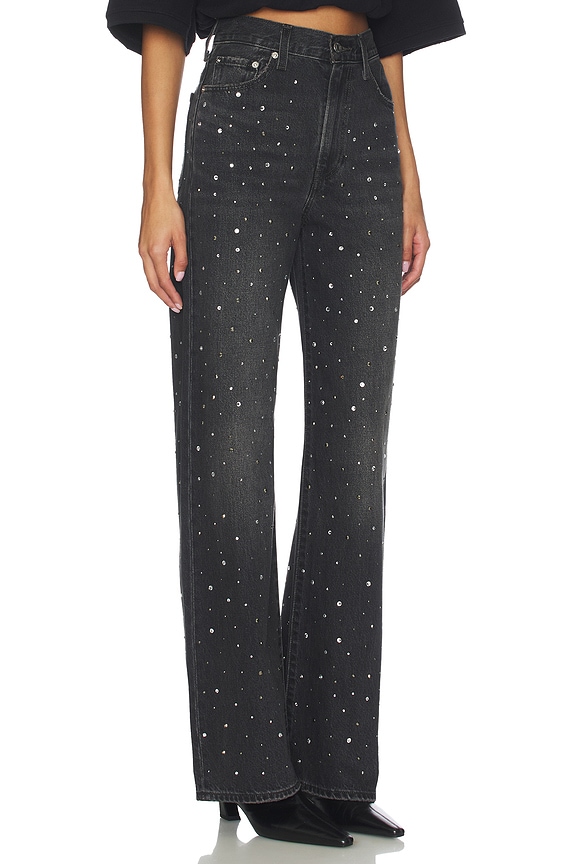 view 2 of 6 Ribcage Wide Leg Jeans in Dazzle Me Smoke