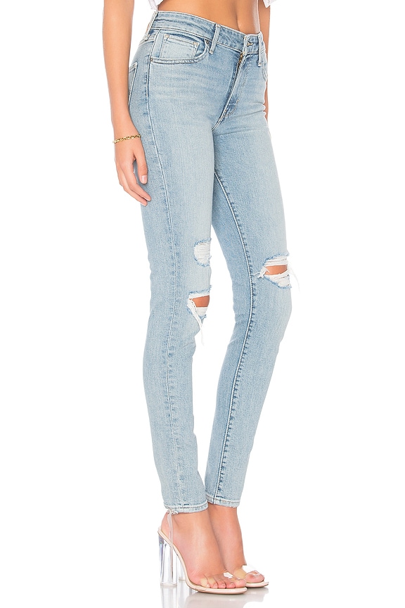 view 2 of 4 721 High Rise Skinny in Worn & Torn