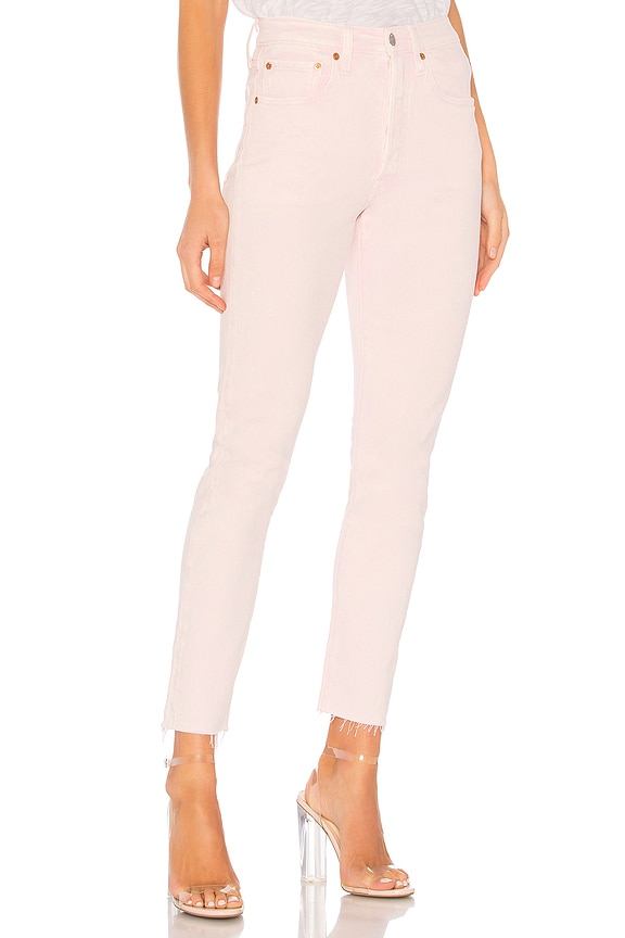 view 2 of 4 501 Skinny in Acid Light Lilac