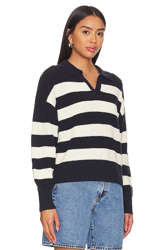 view 2 of 4 Eve Sweater in Gem Stripe Nightwatch