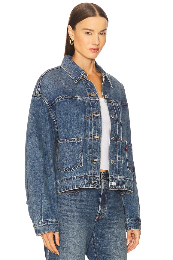 view 2 of 4 CHAQUETA VAQUERA BALLOON SLEEVE in Missed My Flight No Tie