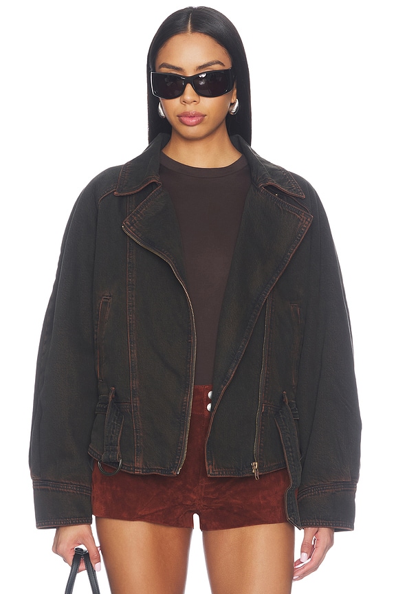 view 2 of 5 80s Denim Bomber in Over A Cup