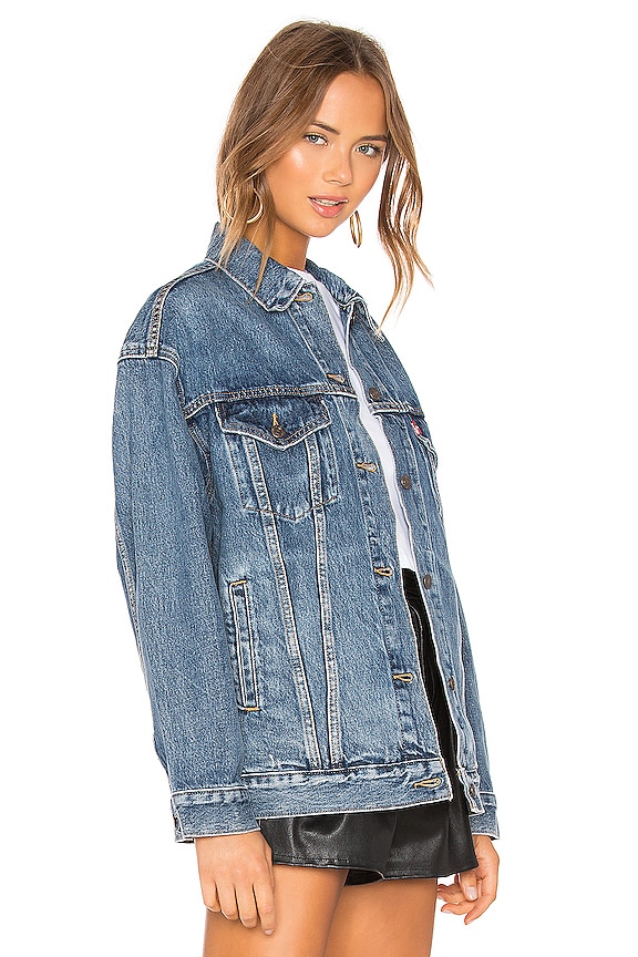 view 2 of 4 Baggy Trucker Jacket in Bust A Move