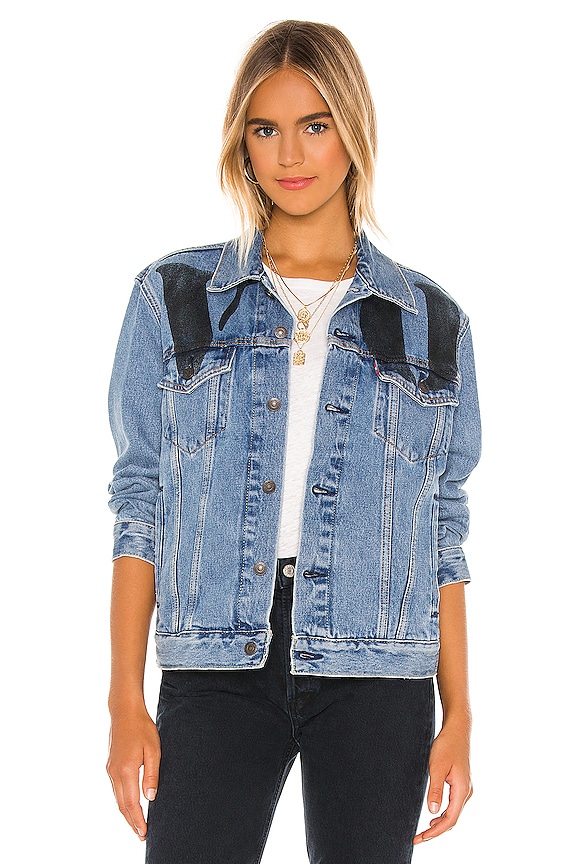 view 2 of 6 BLOUSON EN JEAN WHEN WE ALL VOTE in Blue