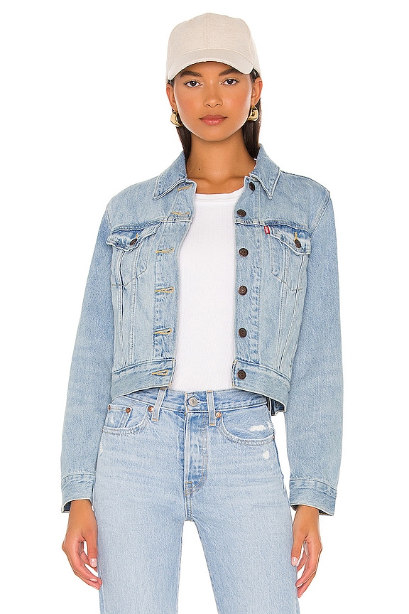 LEVI'S Shrunken Trucker in Little Wonder | REVOLVE