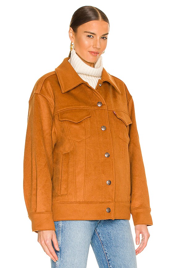 view 2 of 4 VARISTY 자켓 in Glazed Ginger Wool