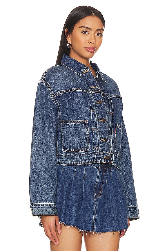 view 2 of 4 Tailored 90s Trucker in Missed My Flight