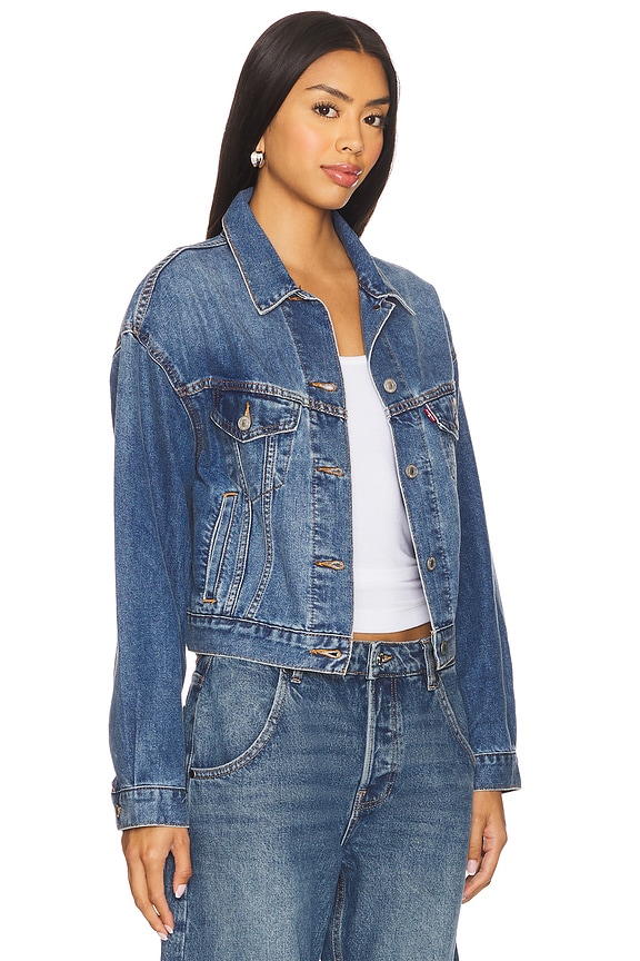 view 2 of 4 BLOUSON TRUCKER SHRUNKEN 90S in Cool City Whip